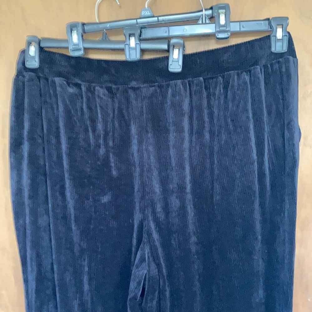Emily Daniels black pull on knit corduroy pant size 3X - Picture 5 of 17